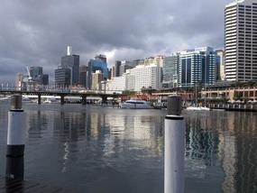 at the harbour