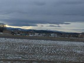 Distant mountains