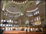 Inside the Blue Mosque