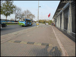 Speed bumps on the footpath!