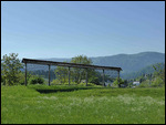 Hay drying racks are everywhere