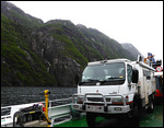 The Boomer getting a ride down Lysefjord