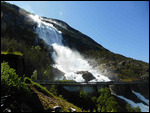 Langfoss waterfall