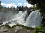 Ristafallet waterfall