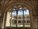 Courtyard in the Jeronimos Monastery