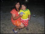 Little Thai boy and mother