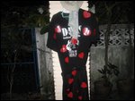My T shirt and shorts dressed in hearts!
