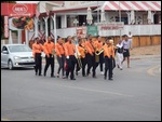  Band leading a funeral procession