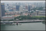 View from Skypark towards Clarke Quay