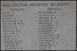 Bruce's Great Uncle name on Chunuk Bair memorial 