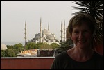 Anne and the Blue Mosque - Istanbul