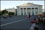 Vilnius - Town Hall with our hotel on the left