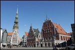 Churches in Town Hall Square - Riga