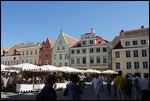 Tallinn Town Square on Market Day