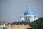 Russian Orthodox Church taken from hotel bedroom