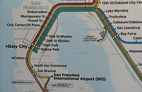 Bart into Powell St