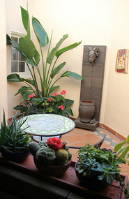 Covered alcove