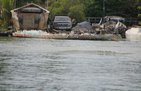 Back to Rio Dulce without the rain
