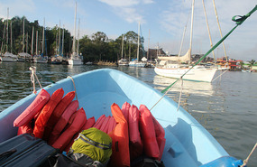 Short crossing over to Rio Dulce