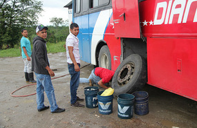 Flat tyre