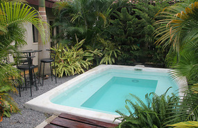 Our hotel pool ... like a big spa pool