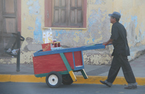 Hawker on his way