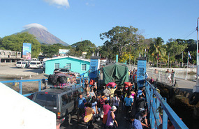 Arriving Isla de Ometepe