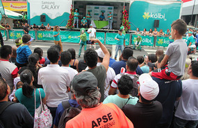 BCR sponsored bike race in Avenida 2