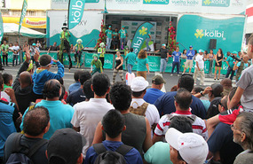 BCR sponsored bike race in Avenida 2