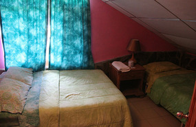 It's a hostel! Love the head room above single bed