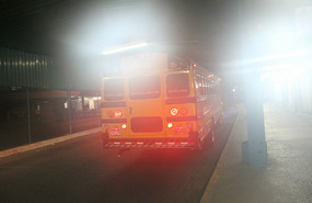 Arriving David at 5 am