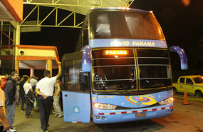 Sort of double decker bus we should have taken