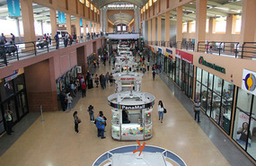 Bus terminal - just like an airline terminal