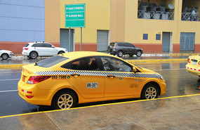 Taxi to the hotel
