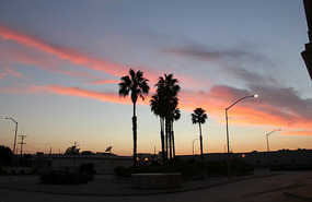Sunset at LAX