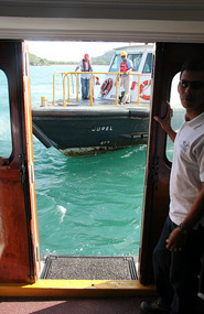 Pilot boat approaching