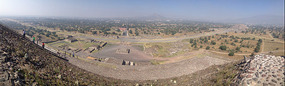 Avenue of the Dead from Pyramid of the Sun