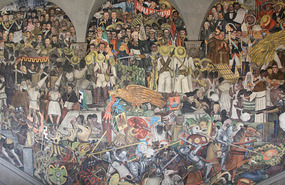 Diego Rivera murals The Epic of the Mexican People