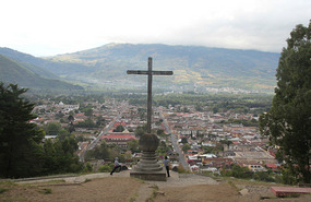 Cerro de la Cruz viewpoint overlooking Antigua