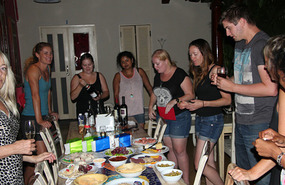 Michelle, Lisa, Sally, Winnie, Bec, Jess & Dustin