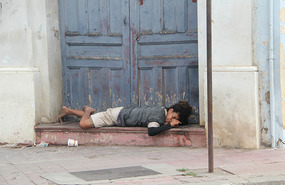 Sleeping the night off
