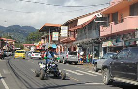 Boquete's main street