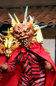 Devil mask dancer 