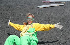 Sandboarding Volcan Cerro Negro, Nicaragua