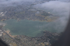 Mangere with Hillsborough in foreground
