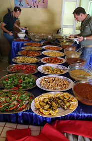 Fasting vegetarian menu with some 27 choices 