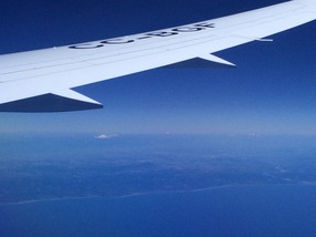 First sight of Chile, South America