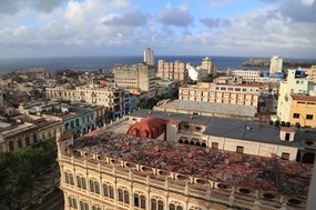 Lighthouse across at the Parque Historico Militar