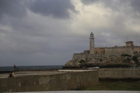 Lighthouse across at the Parque Historico Militar 