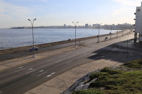 Malecon from the hotel grounds